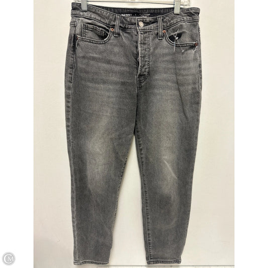 Jeans Straight By Old Navy In Grey Denim, Size: 8