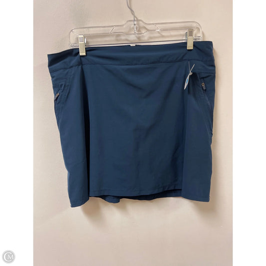 Athletic Skort By Kyodan In Blue, Size: L