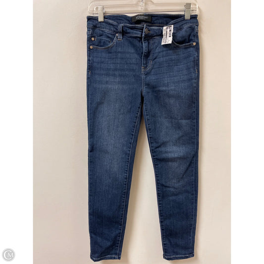 Jeans Skinny By Liverpool In Blue Denim, Size: 8p