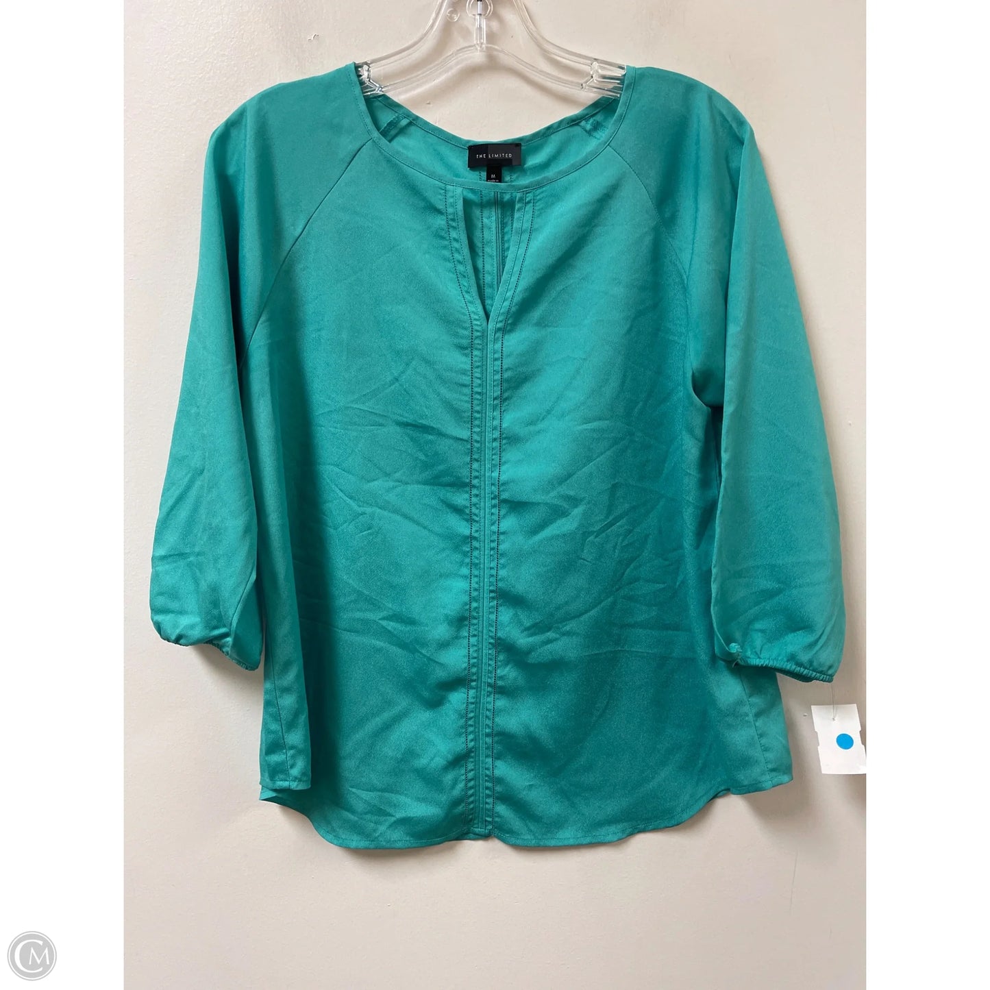 Top Long Sleeve By Limited In Teal, Size: M