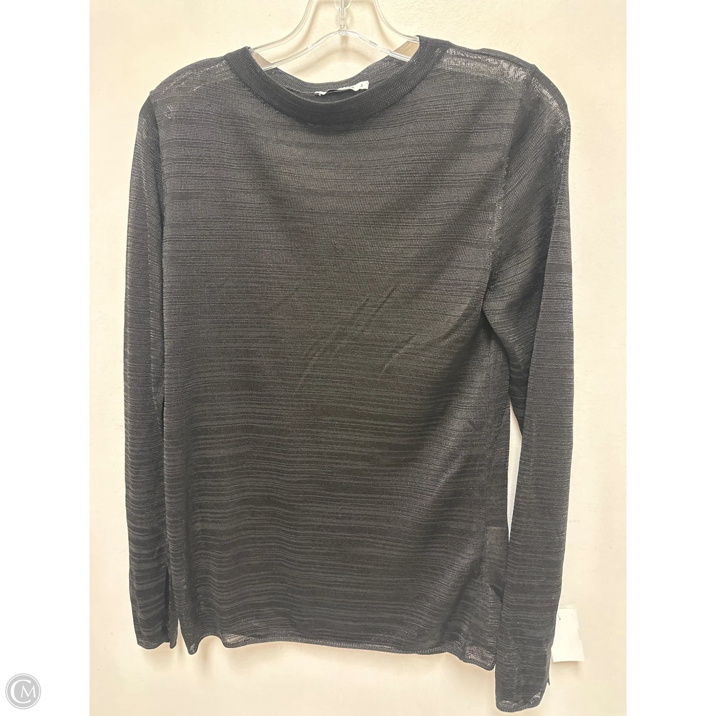 Top Long Sleeve By Cma In Black, Size: S