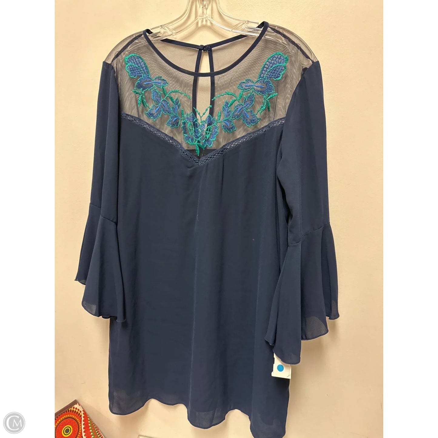 Dress Casual Short By City Studio In Navy, Size: L