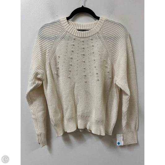 Sweater By French Connection In Cream, Size: M