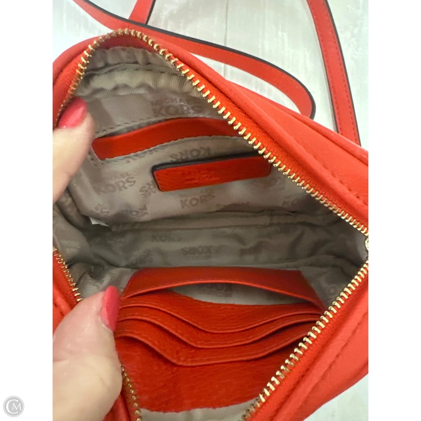 Crossbody Designer By Michael Kors, Size: Small