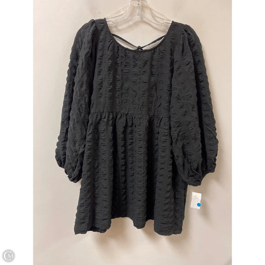 Top Long Sleeve By Entro In Black, Size: L