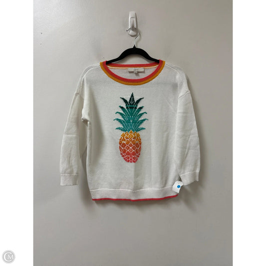 Sweater By Loft In White, Size: Xs