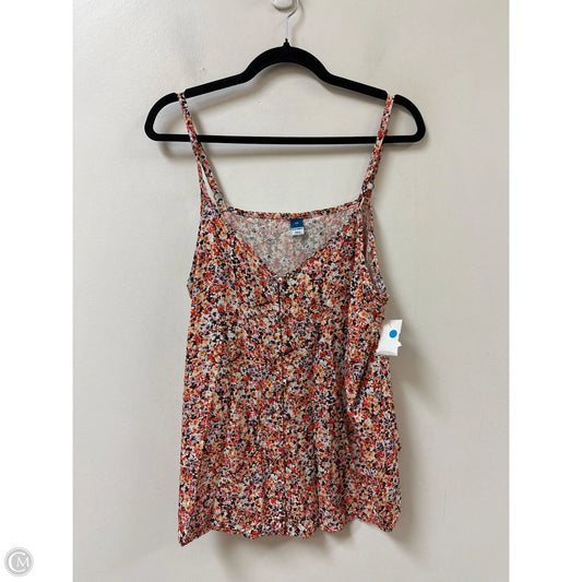 Top Sleeveless By Old Navy In Floral Print, Size: 2x