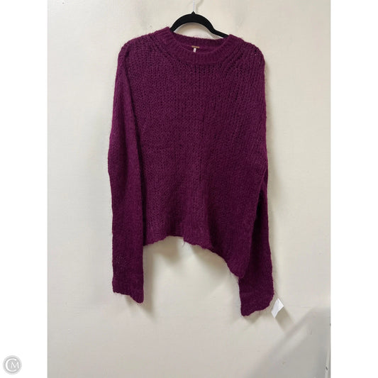 Sweater By Free People In Purple, Size: S