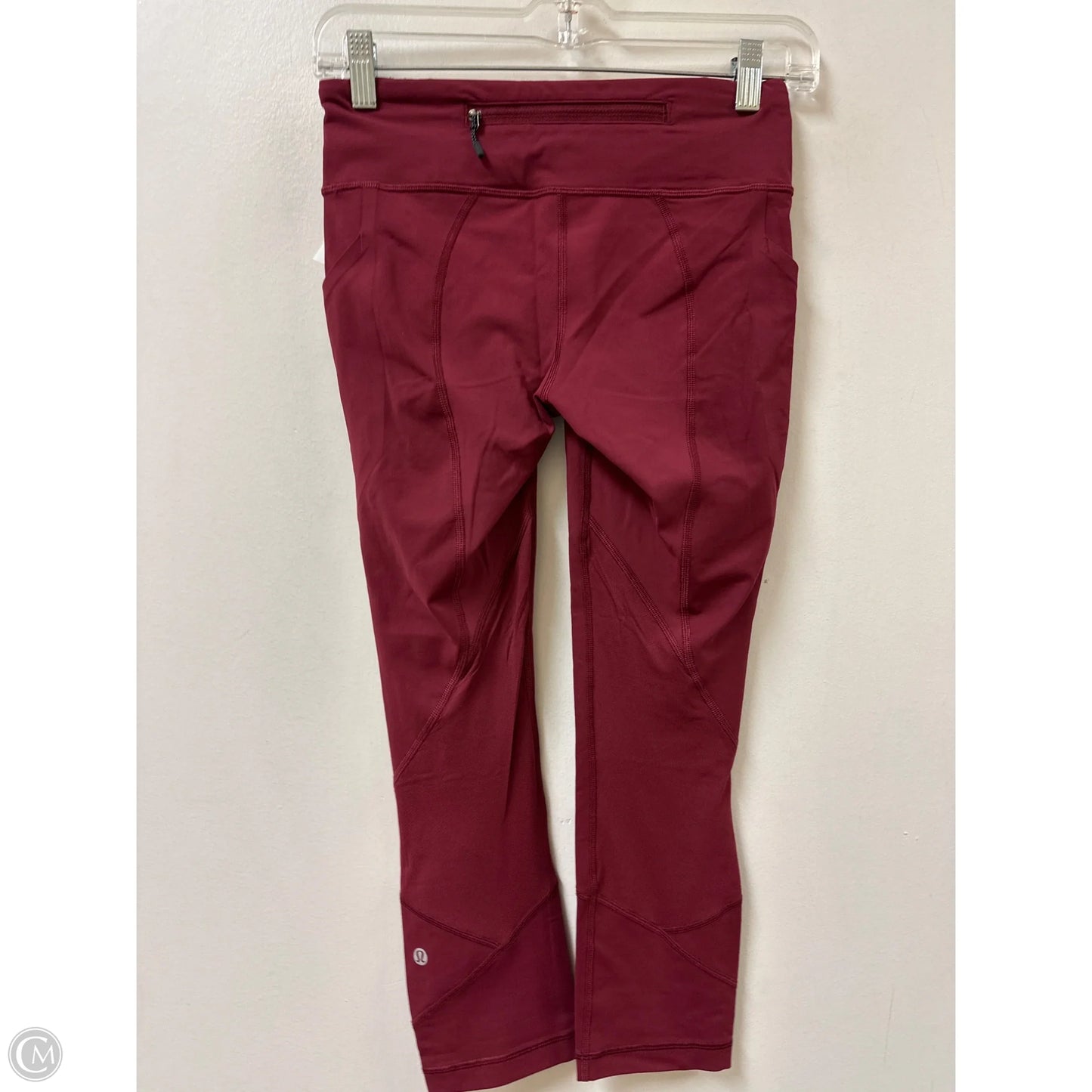 Athletic Leggings By Lululemon In Red, Size: 4