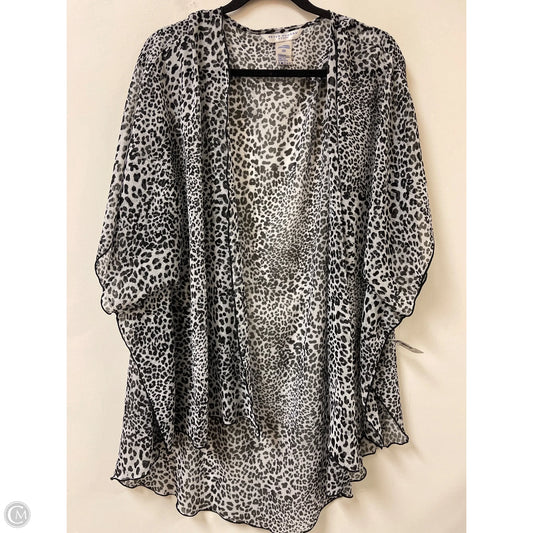 Kimono By Peter Nygard In Animal Print, Size: 2x