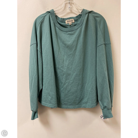 Top Long Sleeve By Listicle In Green, Size: M