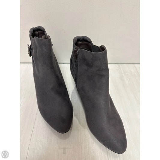 Boots Ankle Heels By Dream Pairs In Grey, Size: 7.5