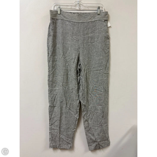 Pants Linen By Max Studio In Striped Pattern, Size: 12