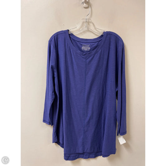 Top Long Sleeve By West Bound In Purple, Size: Xl