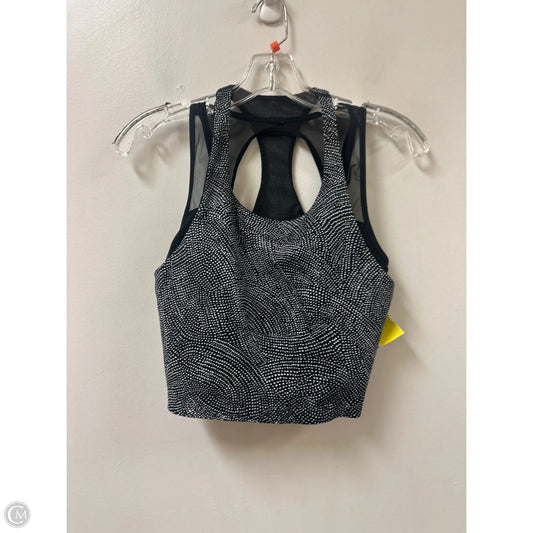 Athletic Bra By Lululemon In Black & White, Size: 10