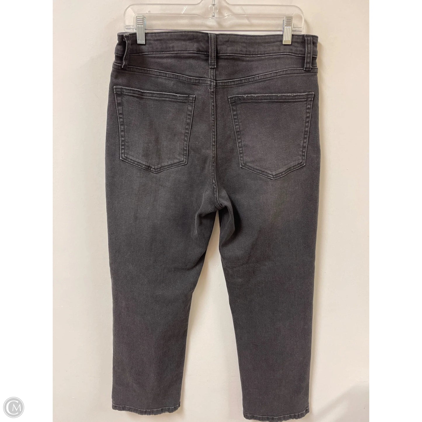 Jeans Wide Leg By Clothes Mentor In Grey Denim, Size: 12