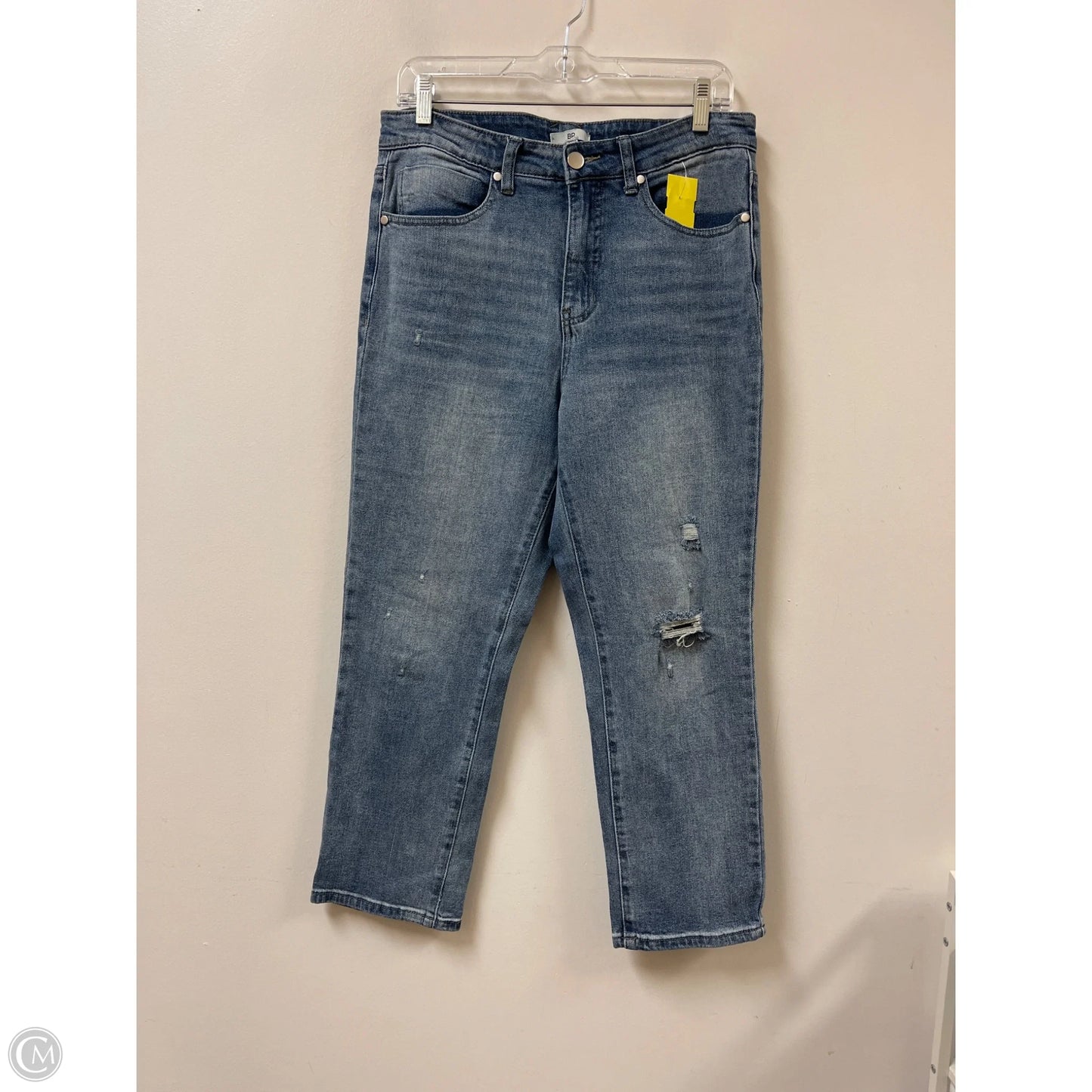 Jeans Straight By Bp In Blue Denim, Size: 12