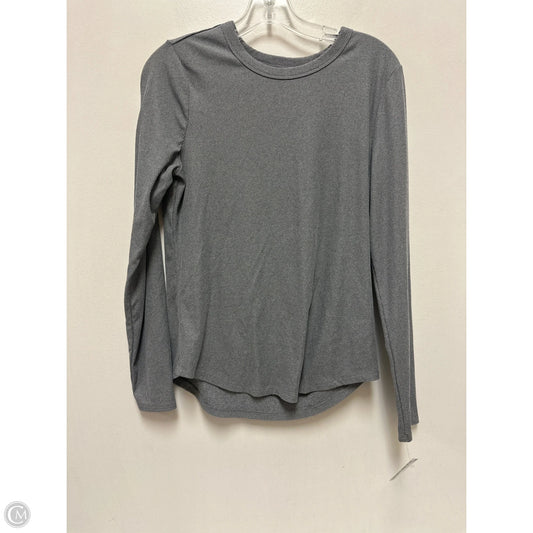 Top Long Sleeve By No Boundaries In Grey, Size: Xl