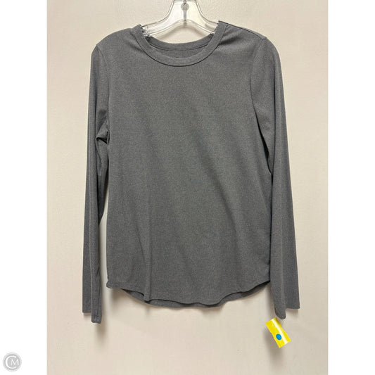 Top Long Sleeve By No Boundaries In Grey, Size: Xl