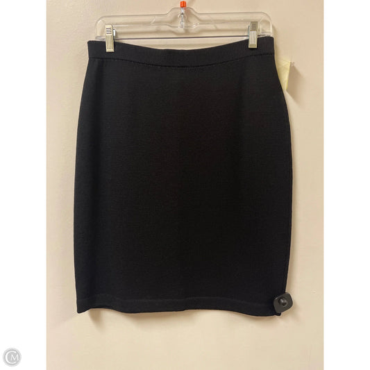 Skirt Luxury Designer By St John Collection In Black, Size: 8