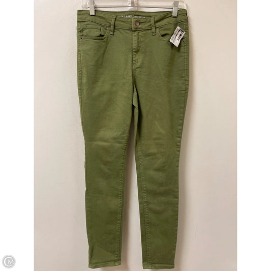 Jeans Skinny By Old Navy In Green Denim, Size: 8