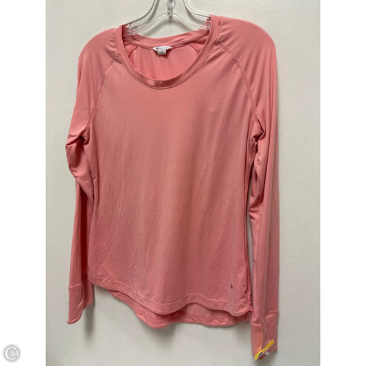 Athletic Top Long Sleeve Crewneck By Clothes Mentor In Pink, Size: M