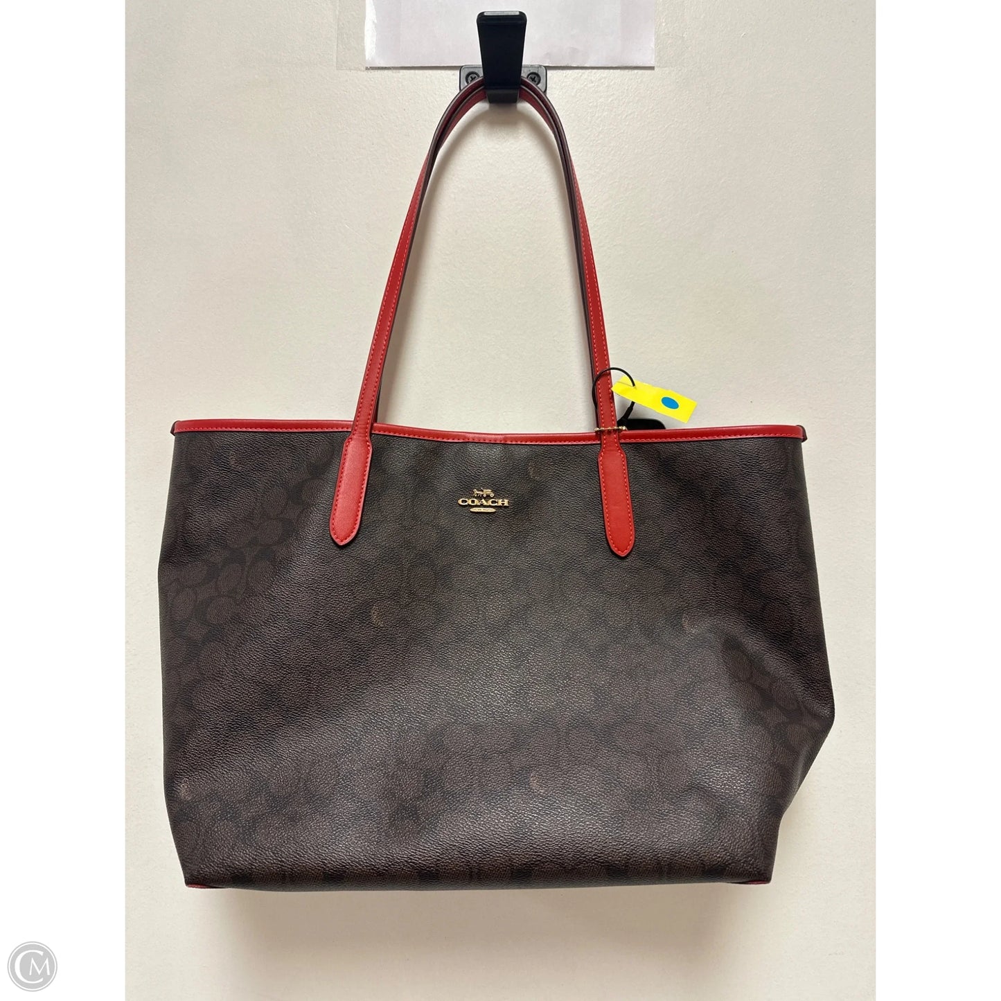 Handbag Designer By Coach, Size: Large