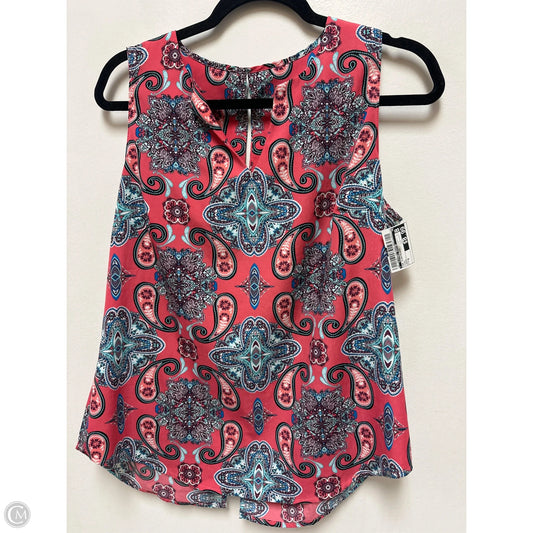 Top Sleeveless By Clothes Mentor In Pink, Size: M