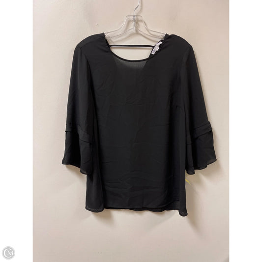 Top Long Sleeve By Dr2 In Black, Size: M