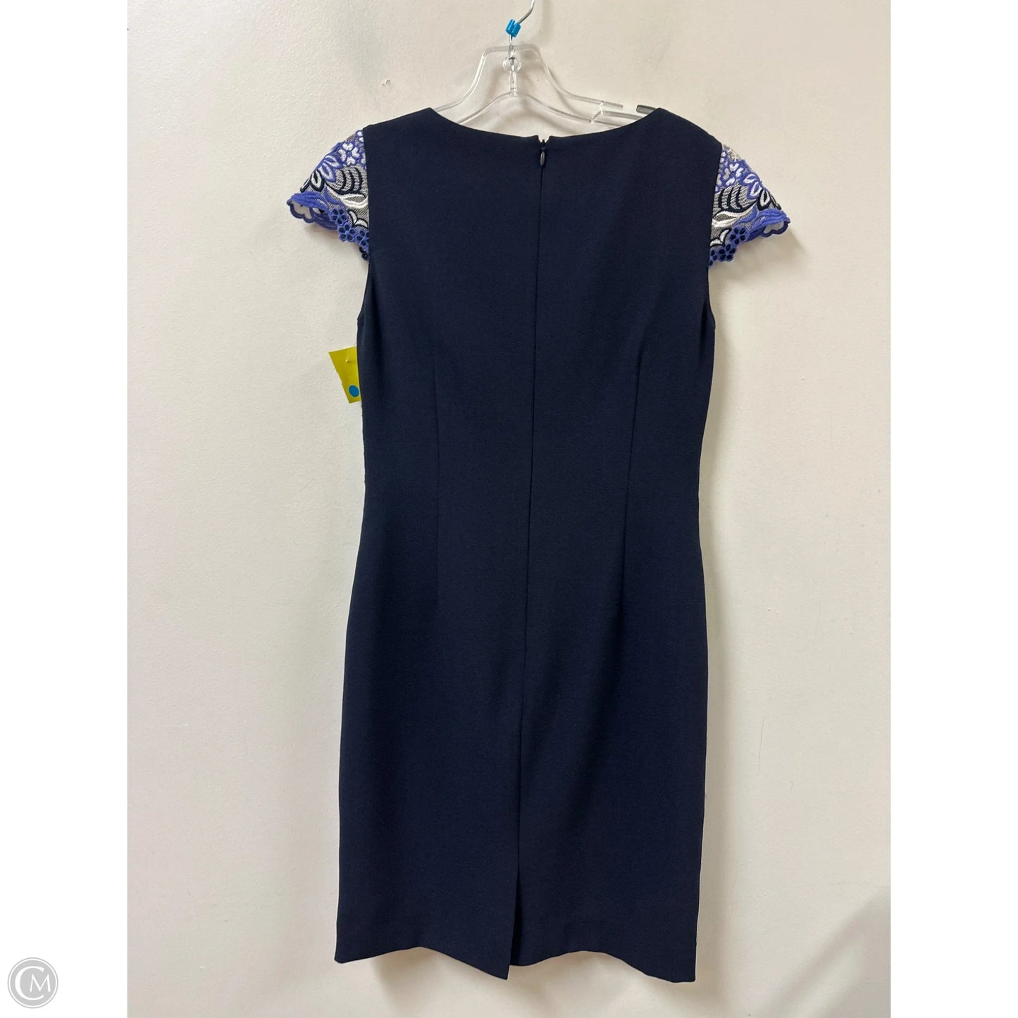 Dress Casual Midi By Antonio Melani In Blue & White, Size: S
