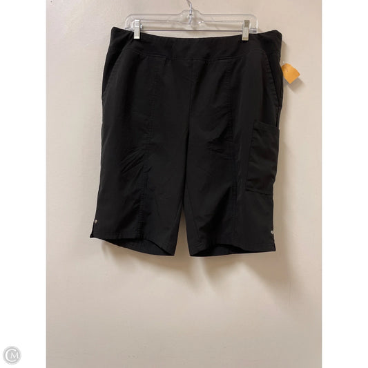 Athletic Shorts By Chicos In Black, Size: 12