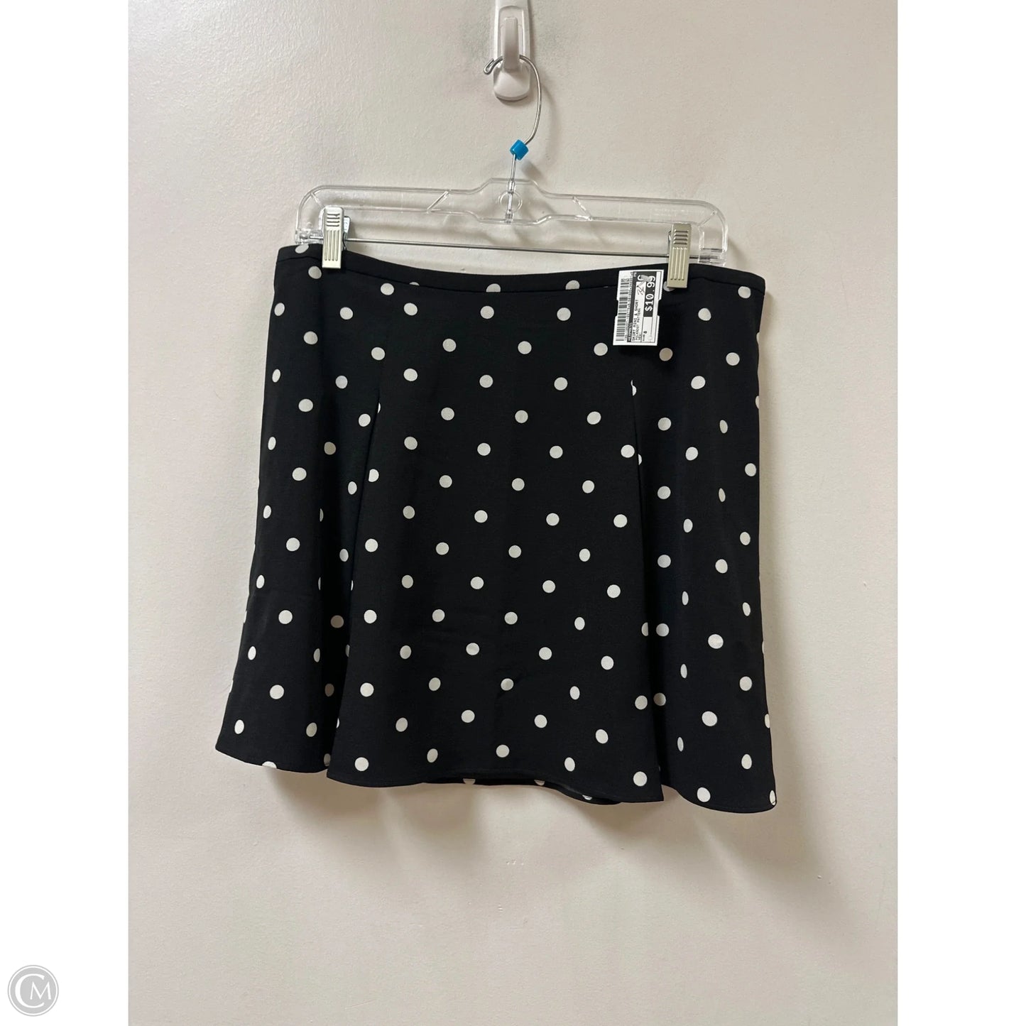 Skirt Mini & Short By Express In Polkadot Pattern, Size: 8
