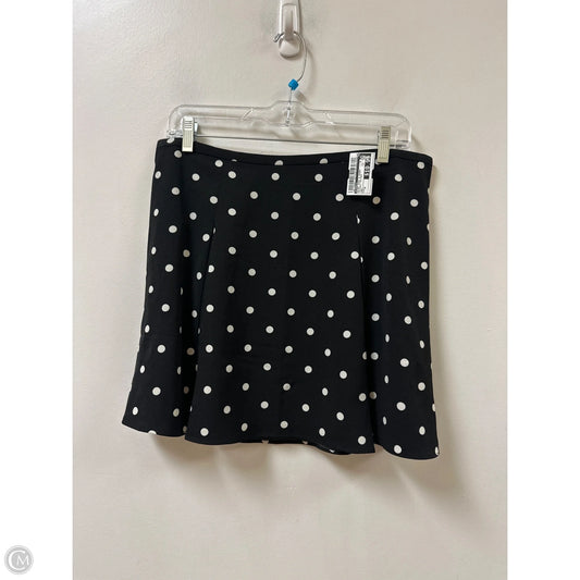 Skirt Mini & Short By Express In Polkadot Pattern, Size: 8
