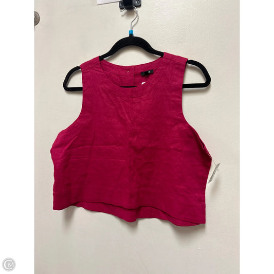 Top Sleeveless By Express In Pink, Size: M