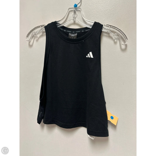 Athletic Tank Top By Adidas In Black, Size: M