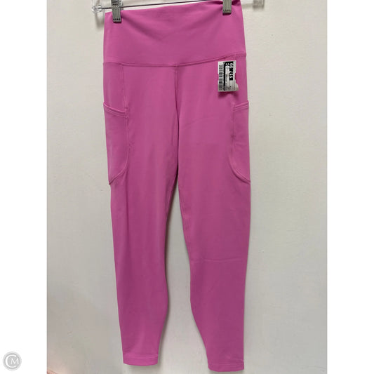 Athletic Leggings By Nike In Pink, Size: M