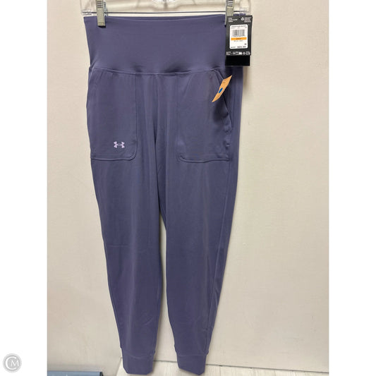 Athletic Leggings By Under Armour In Purple, Size: S