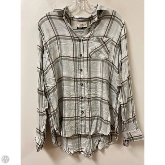 Blouse Long Sleeve By Magellan In Green, Size: S