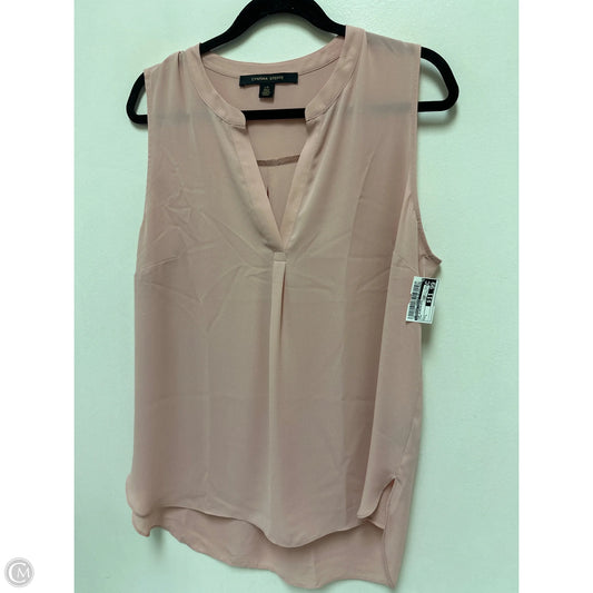 Top Sleeveless By Cynthia Steffe In Pink, Size: L