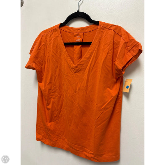 Top Short Sleeve By J. Jill In Orange, Size: S