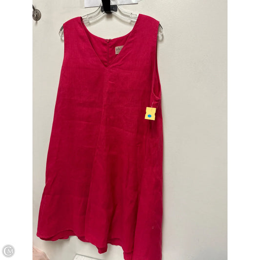 Dress Casual Midi By Philosophy In Pink, Size: 2x