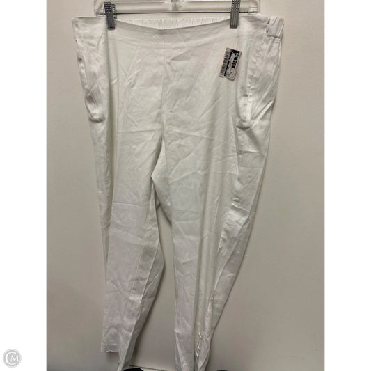 Pants Linen By J. Jill In White, Size: 18