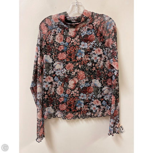 Top Long Sleeve By Clothes Mentor In Floral Print, Size: Xl