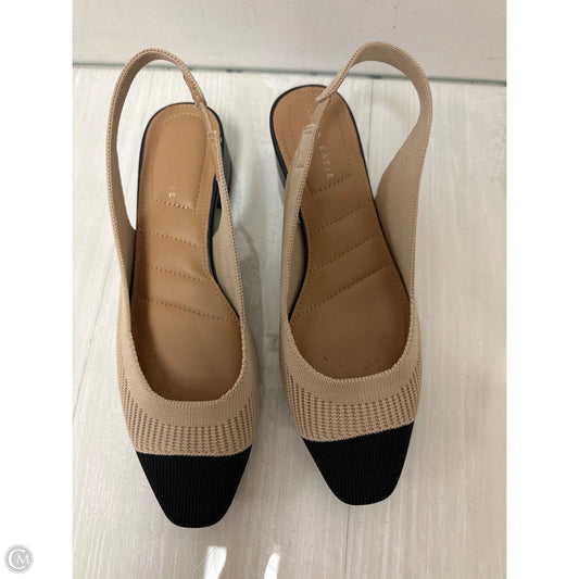 Shoes Heels Block By Kelly And Katie In Black & Cream, Size: 7