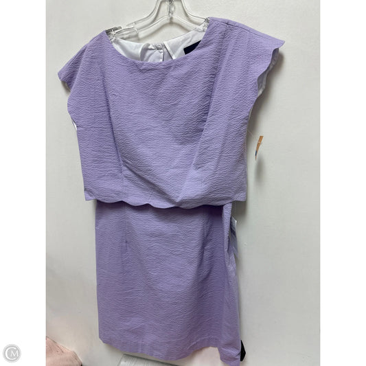 Dress Casual Short By Lauren James In Purple, Size: L