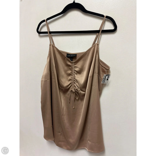 Top Sleeveless By Lane Bryant In Brown, Size: L