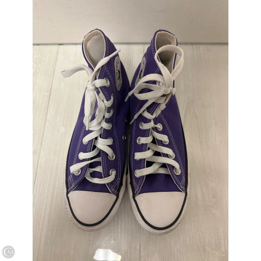 Shoes Sneakers By Converse In Purple, Size: 7