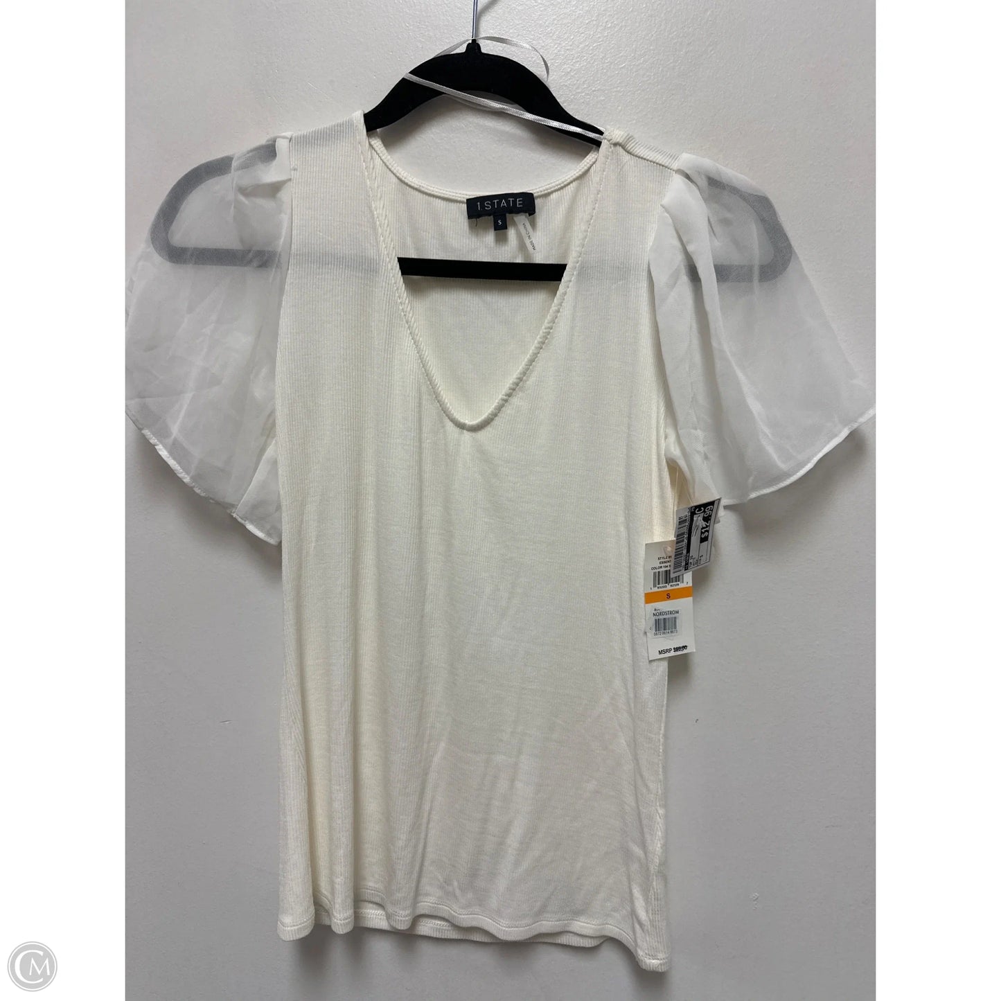 Top Short Sleeve By 1.state In White, Size: S
