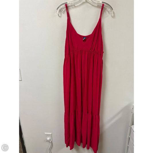 Dress Casual Maxi By Old Navy In Pink, Size: 1x