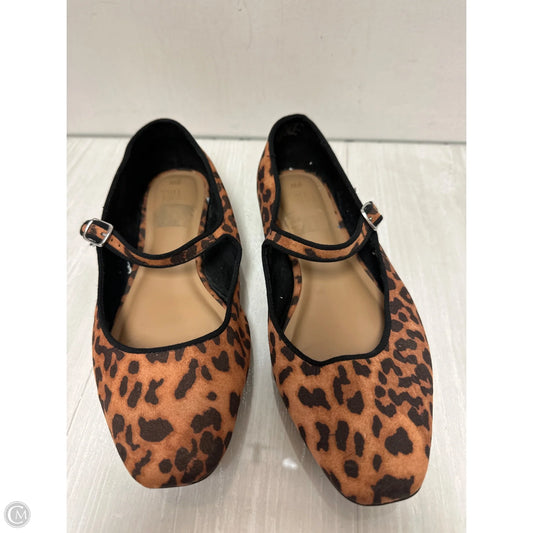 Shoes Flats By Time And Tru In Animal Print, Size: 9